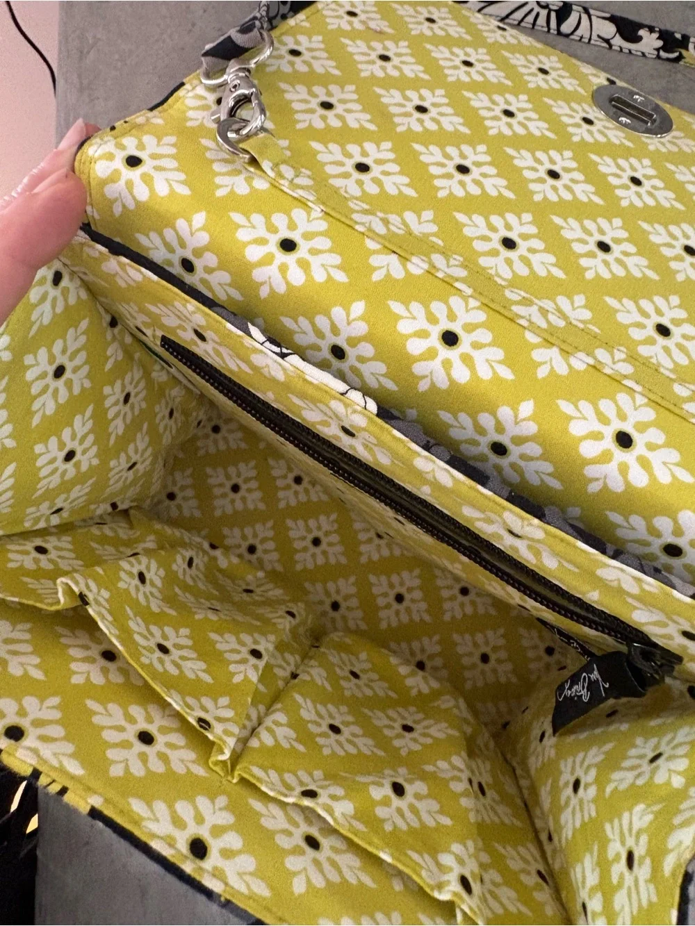 Vera Bradley Julie crossbody bag in the retired Baroque pattern